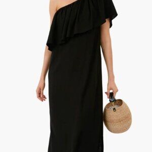Black Tuckernuck Dress - Black Florencia One Shoulder Dress